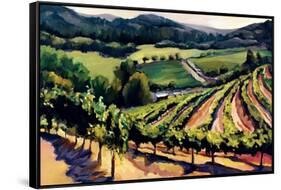 Kieken Vineyard-Janet Vanderhoof-Framed Stretched Canvas