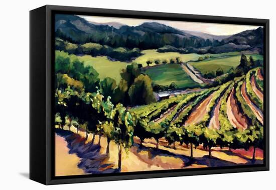 Kieken Vineyard-Janet Vanderhoof-Framed Stretched Canvas