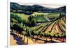 Kieken Vineyard-Janet Vanderhoof-Framed Giclee Print