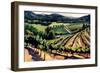 Kieken Vineyard-Janet Vanderhoof-Framed Giclee Print