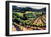 Kieken Vineyard-Janet Vanderhoof-Framed Giclee Print