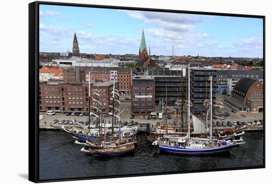 Kiel, Baltic Sea, Schleswig-Holstein, Germany, Europe-Hans-Peter Merten-Framed Stretched Canvas