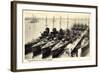 Kiel, Blick Auf Eine Gruppe Torpedoboote Im Hafen-null-Framed Giclee Print