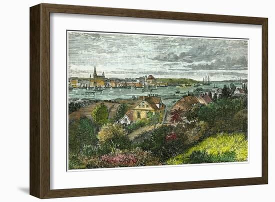 Kiel, Germany, C1875-Carrera-Framed Giclee Print