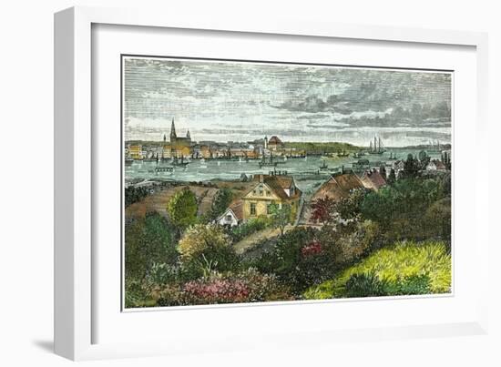 Kiel, Germany, C1875-Carrera-Framed Giclee Print