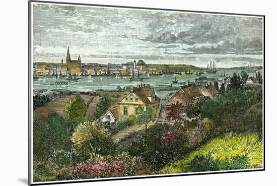 Kiel, Germany, C1875-Carrera-Mounted Giclee Print