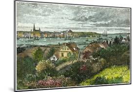 Kiel, Germany, C1875-Carrera-Mounted Giclee Print