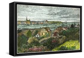 Kiel, Germany, C1875-Carrera-Framed Stretched Canvas