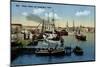 Kiel, Kieler Hafen Mit Krupp'Scher Werft, Schiffe-null-Mounted Giclee Print