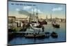 Kiel, Kieler Hafen Mit Krupp'Scher Werft, Schiffe-null-Mounted Giclee Print