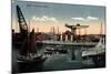 Kiel Nord Ostsee Kanal, Germania Werft, Dampfer-null-Mounted Giclee Print