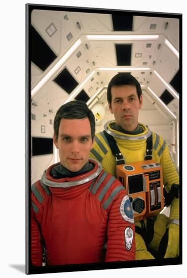 Kier Dullea and Gary Lockwood in Publicity Still from Motion Picture "2001: A Space Odyssey"-Dmitri Kessel-Mounted Photographic Print