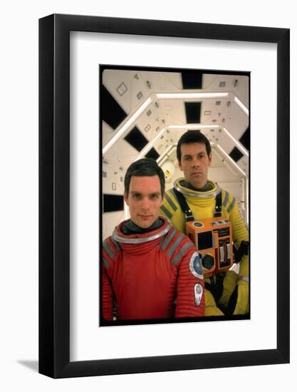 Kier Dullea and Gary Lockwood in Publicity Still from Motion Picture "2001: A Space Odyssey"-Dmitri Kessel-Framed Photographic Print