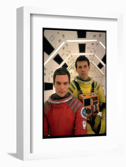 Kier Dullea and Gary Lockwood in Publicity Still from Motion Picture "2001: A Space Odyssey"-Dmitri Kessel-Framed Photographic Print