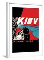 Kiev - Intourist U.S.S.R.-null-Framed Art Print