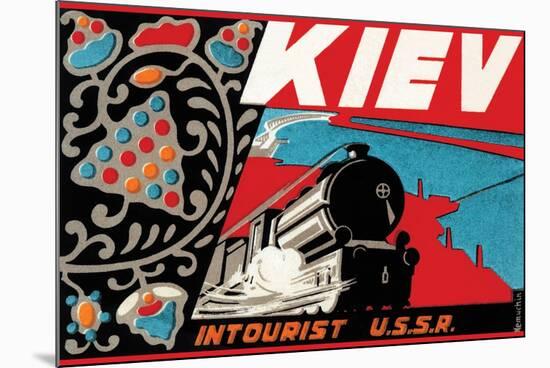 Kiev - Intourist U.S.S.R.-null-Mounted Premium Giclee Print