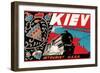 Kiev - Intourist U.S.S.R.-null-Framed Art Print