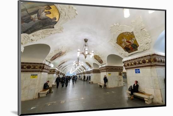 Kiev Metro Station, Moscow, Russia, Europe-Miles Ertman-Mounted Photographic Print