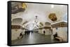 Kiev Metro Station, Moscow, Russia, Europe-Miles Ertman-Framed Stretched Canvas