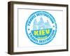 Kiev Stamp-radubalint-Framed Art Print