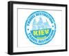 Kiev Stamp-radubalint-Framed Art Print