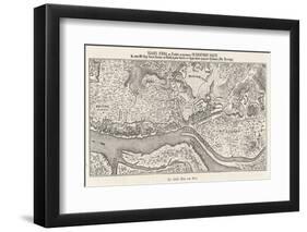 Kiev: The Oldest Known Map-null-Framed Photographic Print