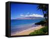 Kihei Beach and West Maui Mountains-James Randklev-Framed Stretched Canvas