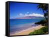 Kihei Beach and West Maui Mountains-James Randklev-Framed Stretched Canvas