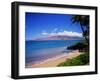Kihei Beach and West Maui Mountains-James Randklev-Framed Premium Photographic Print