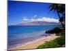 Kihei Beach and West Maui Mountains-James Randklev-Mounted Premium Photographic Print