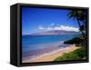 Kihei Beach and West Maui Mountains-James Randklev-Framed Stretched Canvas