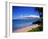 Kihei Beach and West Maui Mountains-James Randklev-Framed Photographic Print