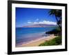 Kihei Beach and West Maui Mountains-James Randklev-Framed Photographic Print