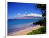 Kihei Beach and West Maui Mountains-James Randklev-Framed Photographic Print