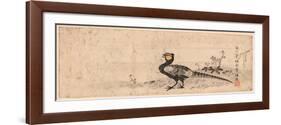 Kiji, Pheasant. Print Shows a Pheasant Facing Left-null-Framed Giclee Print