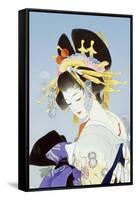 Kiku 12962 Crop 2-Haruyo Morita-Framed Stretched Canvas