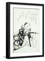 Kikugoroi Onoe in the Role of Tonase-Utagawa Kunisada-Framed Giclee Print