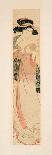 Beauty Holding a Fan, C.1805-10-Kikukawa Eizan-Giclee Print