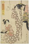 Courtesans of the Ogiya Brothel, C.1810-15-Kikukawa Eizan-Stretched Canvas