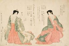 Courtesans of the Ogiya Brothel, C.1810-15-Kikukawa Eizan-Stretched Canvas