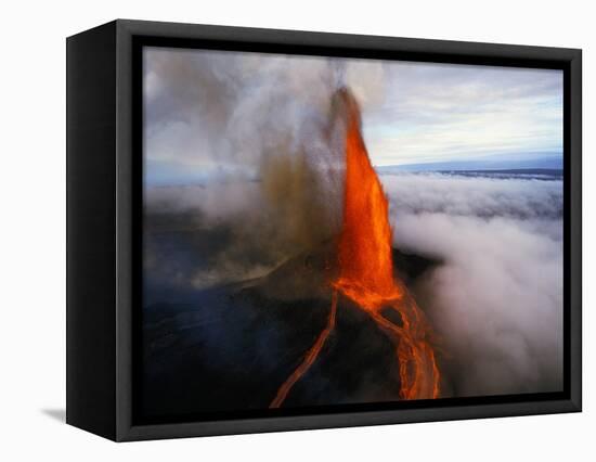 Kilauea Erupting-Douglas Peebles-Framed Stretched Canvas