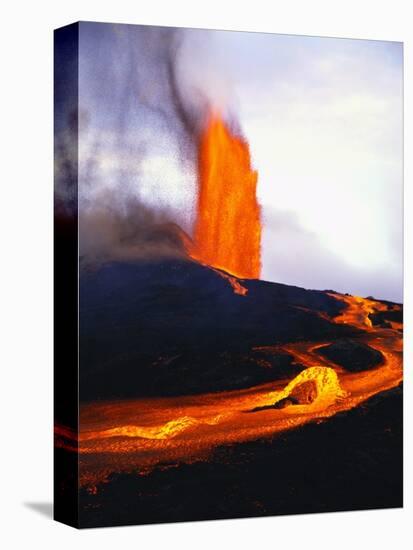 Kilauea Erupting-Douglas Peebles-Stretched Canvas