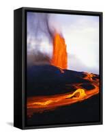 Kilauea Erupting-Douglas Peebles-Framed Stretched Canvas