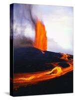 Kilauea Erupting-Douglas Peebles-Stretched Canvas