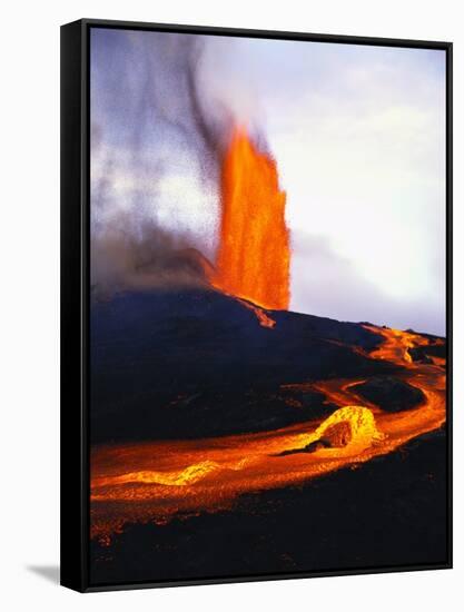 Kilauea Erupting-Douglas Peebles-Framed Stretched Canvas