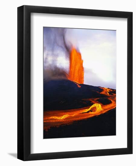 Kilauea Erupting-Douglas Peebles-Framed Photographic Print