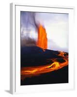 Kilauea Erupting-Douglas Peebles-Framed Photographic Print