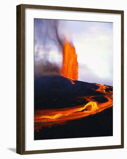 Kilauea Erupting-Douglas Peebles-Framed Photographic Print