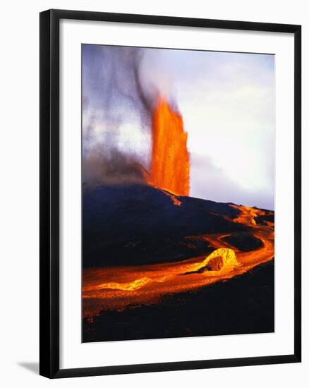 Kilauea Erupting-Douglas Peebles-Framed Photographic Print