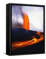 Kilauea Erupting-Douglas Peebles-Framed Stretched Canvas